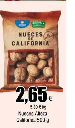FROIZ Nueces alteza california oferta