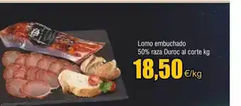 FROIZ Lomo embuchado 50% raza duroc al corte oferta