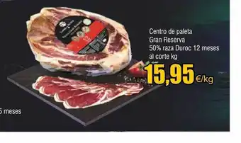 FROIZ Centro de paleta gran reserva 50% raza duroc 12 meses oferta