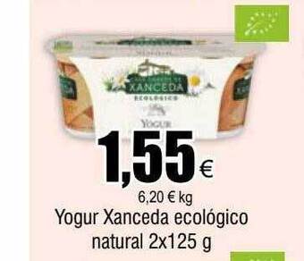 FROIZ Yogur xanceda ecológico natural oferta
