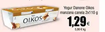 FROIZ Yogur danone oikos manzana canela oferta