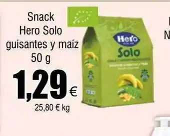 FROIZ Snack hero solo guisantes y maíz oferta
