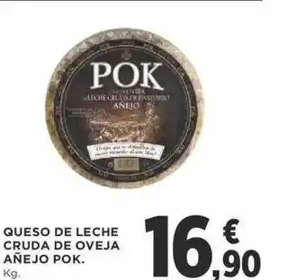 Supercor Queso de leche cruda de oveja añejo pok oferta