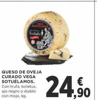 Supercor Queso de oveja curado vega sotuélamos oferta