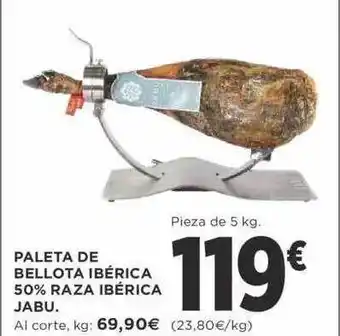 Supercor Paleta de bellota ibérica 50% raza ibérica jabu oferta