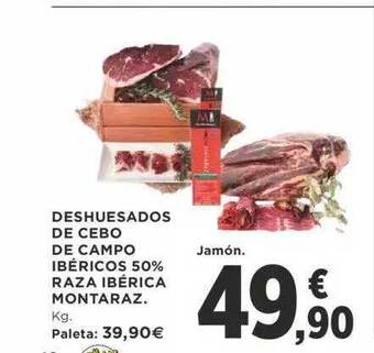 Supercor Deshuesados de cebo de campo ibéricos 50% raza ibérica montaraz oferta