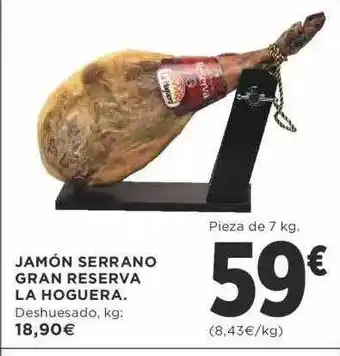 Supercor Jamón serrano gran reserva la hoguera oferta