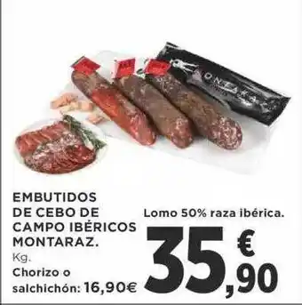 Supercor Embutidos de ce be de campo ibéricos montaraz oferta