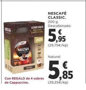 Supercor Nescafé classic oferta