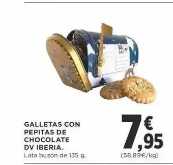 Supercor Galletas con pepitas de chocolate dv iberia oferta