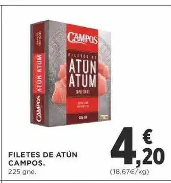 Supercor Filetes de atún campos oferta