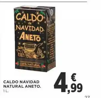 Supercor Caldo navidad natural aneto oferta