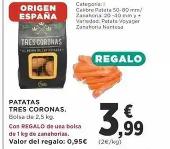 Supercor Patatas tres coronas oferta