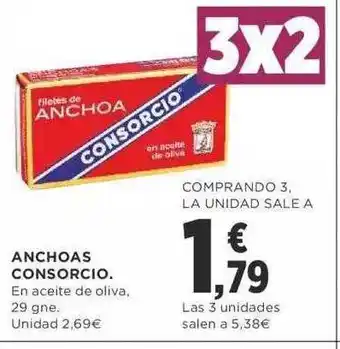 Supercor Anchoas consorcio en aceite de oliva oferta