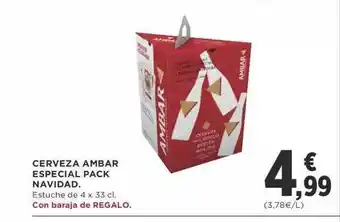 Supercor Cerveza ambar especial pack navidad oferta