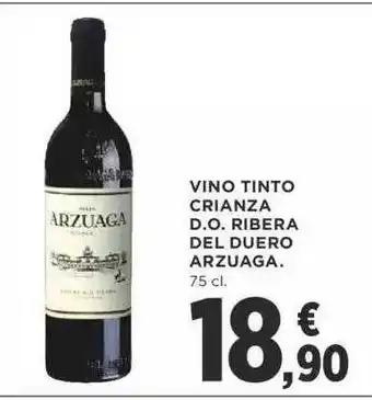Supercor Vino tinto crianza d.o. ribera del duero arzuaga oferta