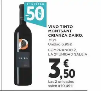 Supercor 2a unidad -50% vino tinto montsant crianza dairo oferta