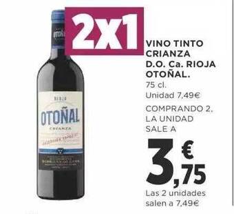 Supercor Vino tinto crianza d.o. ca. rioja otoñal. oferta