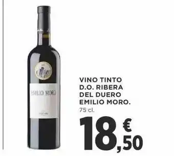 Supercor Vino tinto d.o. ribera del duero emilio moro. oferta