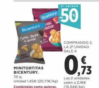 Supercor 2a unidad -50% minitortitas bicentury oferta