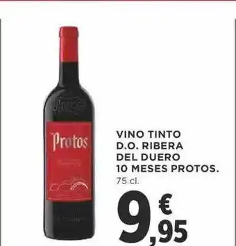 Supercor Vino tinto d.o. ribera del duero 10 meses protos oferta