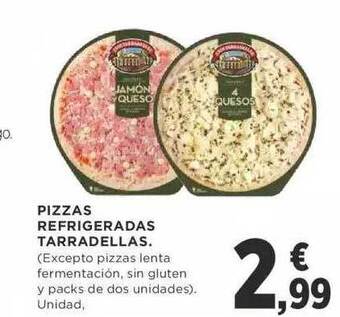 Supercor Pizzas refrigeradas tarradellas oferta
