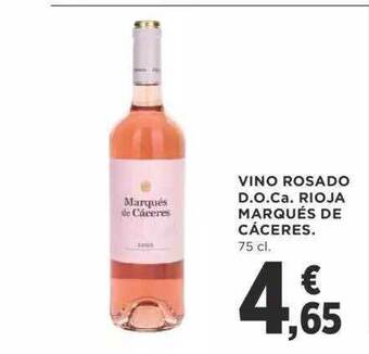 Supercor Vino rosado d.o. ca. rioja marqués de cáceres oferta