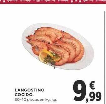 Supercor Langostino cocido oferta