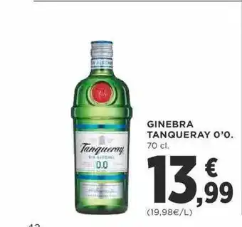 Supercor Ginebra tanqueray 0.0 oferta