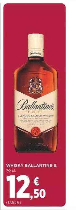 Supercor Whisky ballantine's oferta