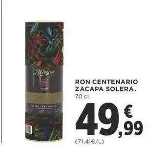Supercor Ron centenario zacapa solera. oferta