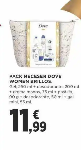 Supercor Pack neceser dove women brillos oferta