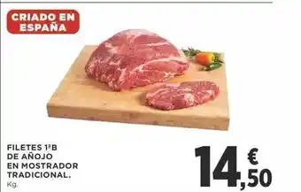 Supercor Filetes 1ab de añojo en mostrador tradicional oferta