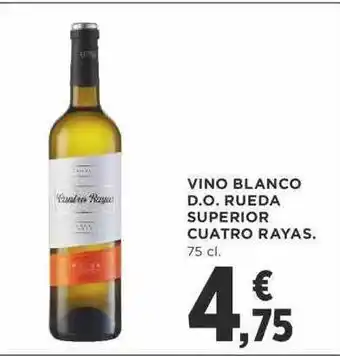 Supercor Vino blanco d.o. rueda superior cuatro rayas oferta
