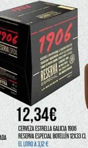 Claudio Cerveza estrella galicia reserva especial botellín oferta
