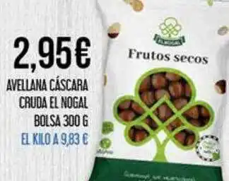 Claudio Avellana cáscara cruda el nogal bolsa oferta