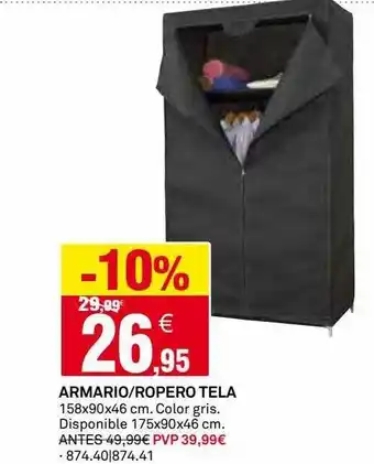 Bricoking Armario ropero tela oferta