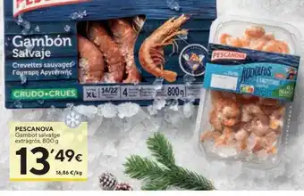 Caprabo Pescanova gambot salvatge extragrós oferta