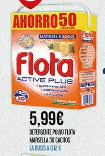 Claudio Detergente polvo flota marsella 50 cacidos oferta