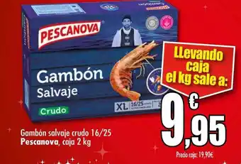 Unide Supermercados Gambón salvaje crudo 16 25 pescanova oferta