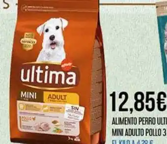 Claudio Alimento perro ultra mini adulto pollo 3 oferta