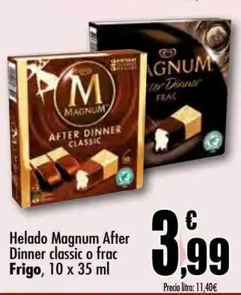 Unide Supermercados Helado magnum after dinner classic o frac frigo 10 oferta
