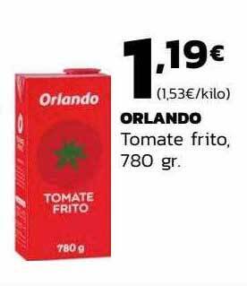 Supermercados Lupa Orlando tomate frito oferta