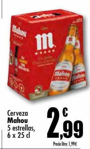 Unide Supermercados Cerveza mahou 5 estrellas oferta
