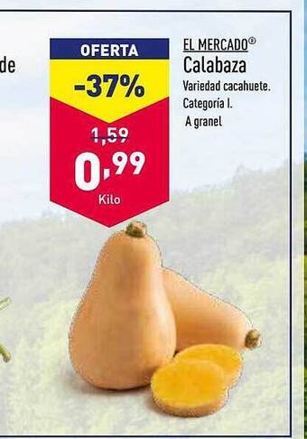ALDI El mercado calabaza oferta