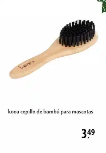 Zooplus Kooa cepillo de bambú para mascotas oferta