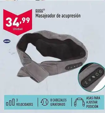 ALDI Quigg masajeador de acupresión oferta