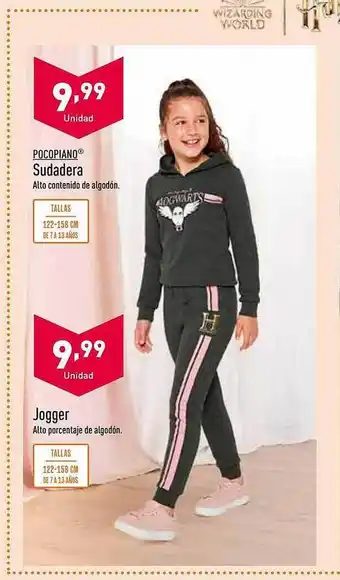 ALDI Pocopiano sudadera jogger oferta