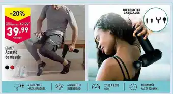 ALDI Crane aparato de masaje oferta