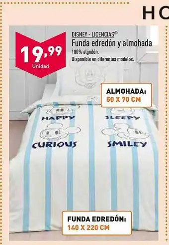 ALDI Disney-licencias funda edredón y almohada oferta